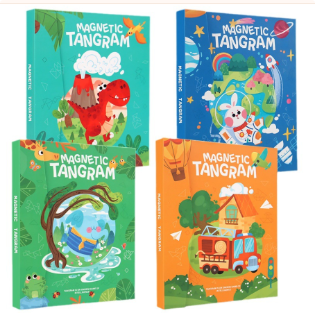Woods™ - Förderung des logischen Denkens - Tangram-Puzzle aus Holz