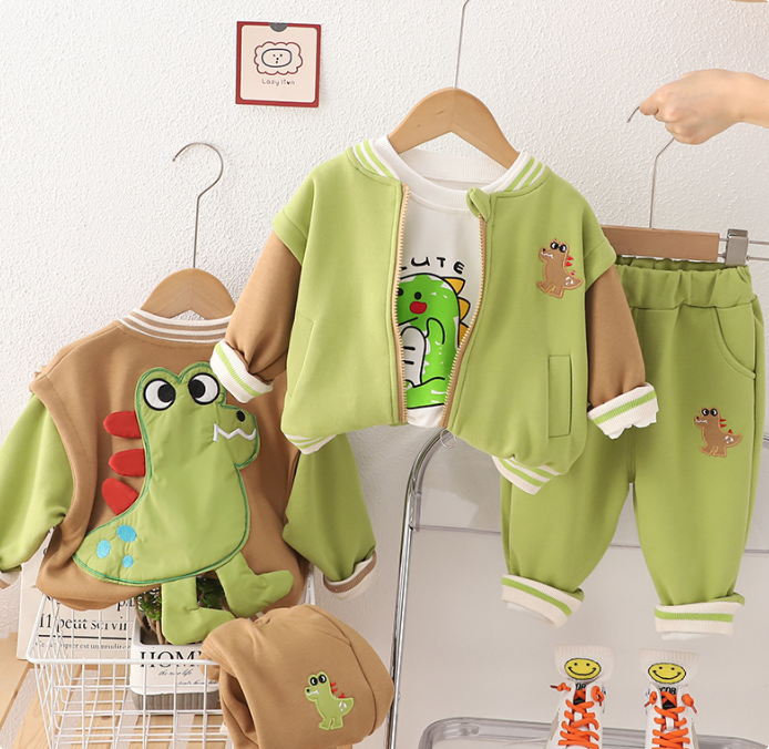 Mini Fashion™ - Lässiger Dino - 3-teiliges Set