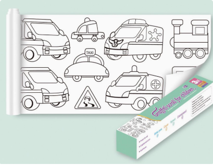 ColoringPaper™ - Slip kreativiteten løs! - XXL Farvelægningspapir