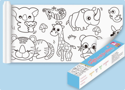 ColoringPaper™ - Slip kreativiteten løs! - XXL Farvelægningspapir