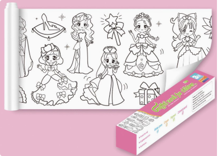 ColoringPaper™ - Slip kreativiteten løs! - XXL Farvelægningspapir