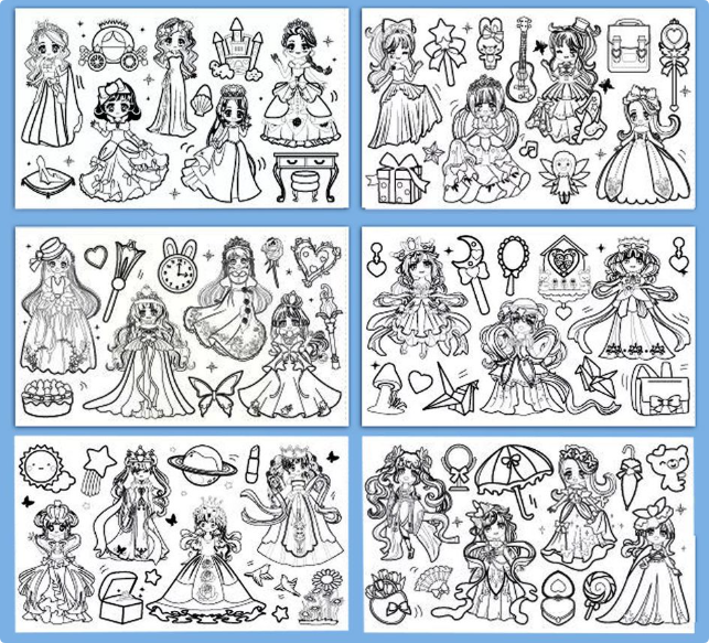 ColoringPaper™ - Slip kreativiteten løs! - XXL Farvelægningspapir