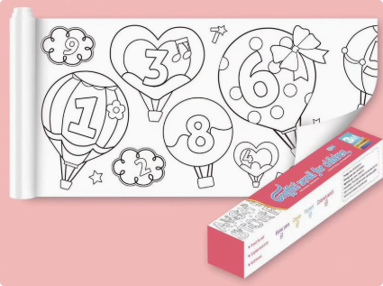 ColoringPaper™ - Slip kreativiteten løs! - XXL Farvelægningspapir