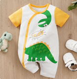 Mini Fashion™ - Komfort til hver eneste nat - Kortærmet pyjamasbodysuit