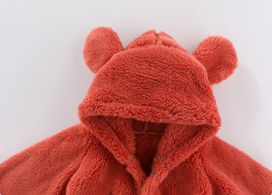 Mini Fashion™ - Mit Kapuze - Fleece-Strampler