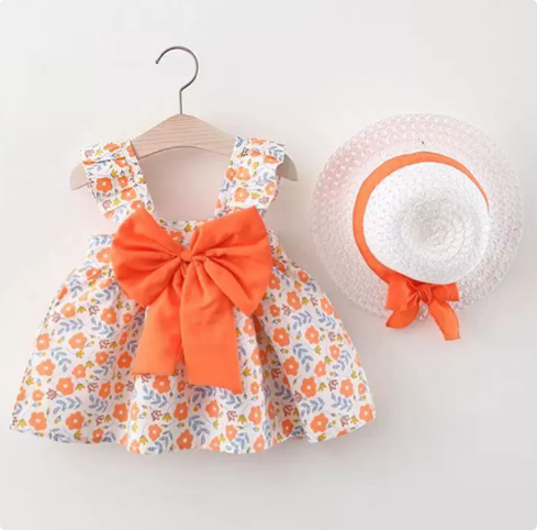 Mini Fashion™ – Süß & sommerlich – Fruchtkleid (enthält GRATIS Strohhut)