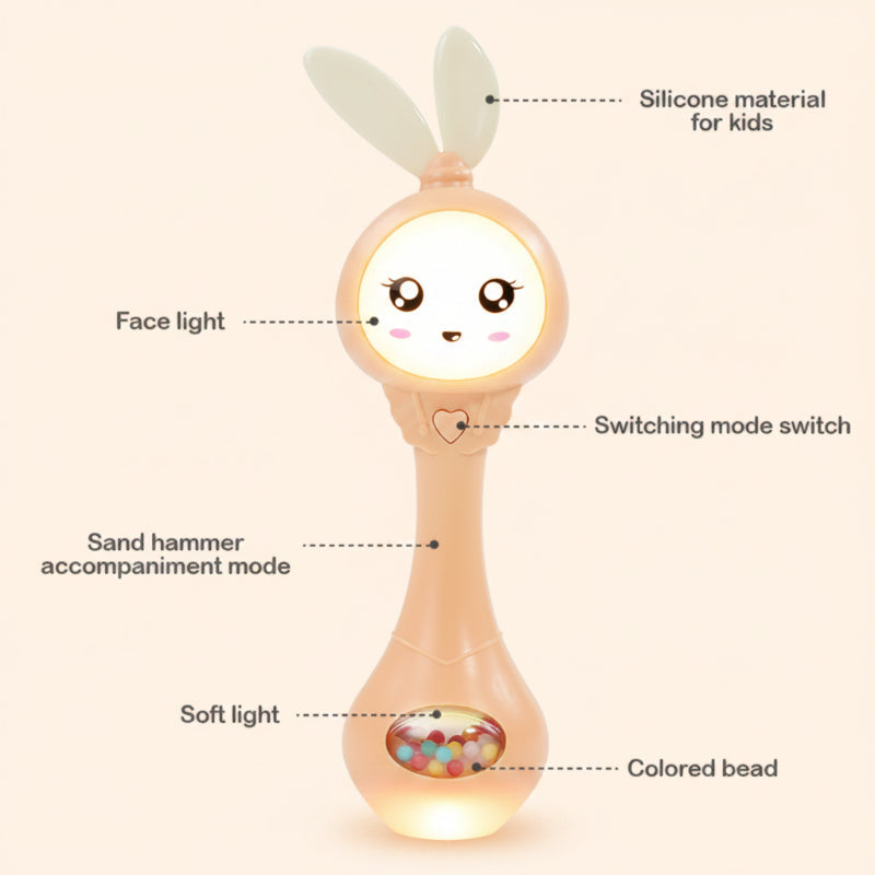 Fun Animal Rattle – Munter & lærerig – Rangle til babyer