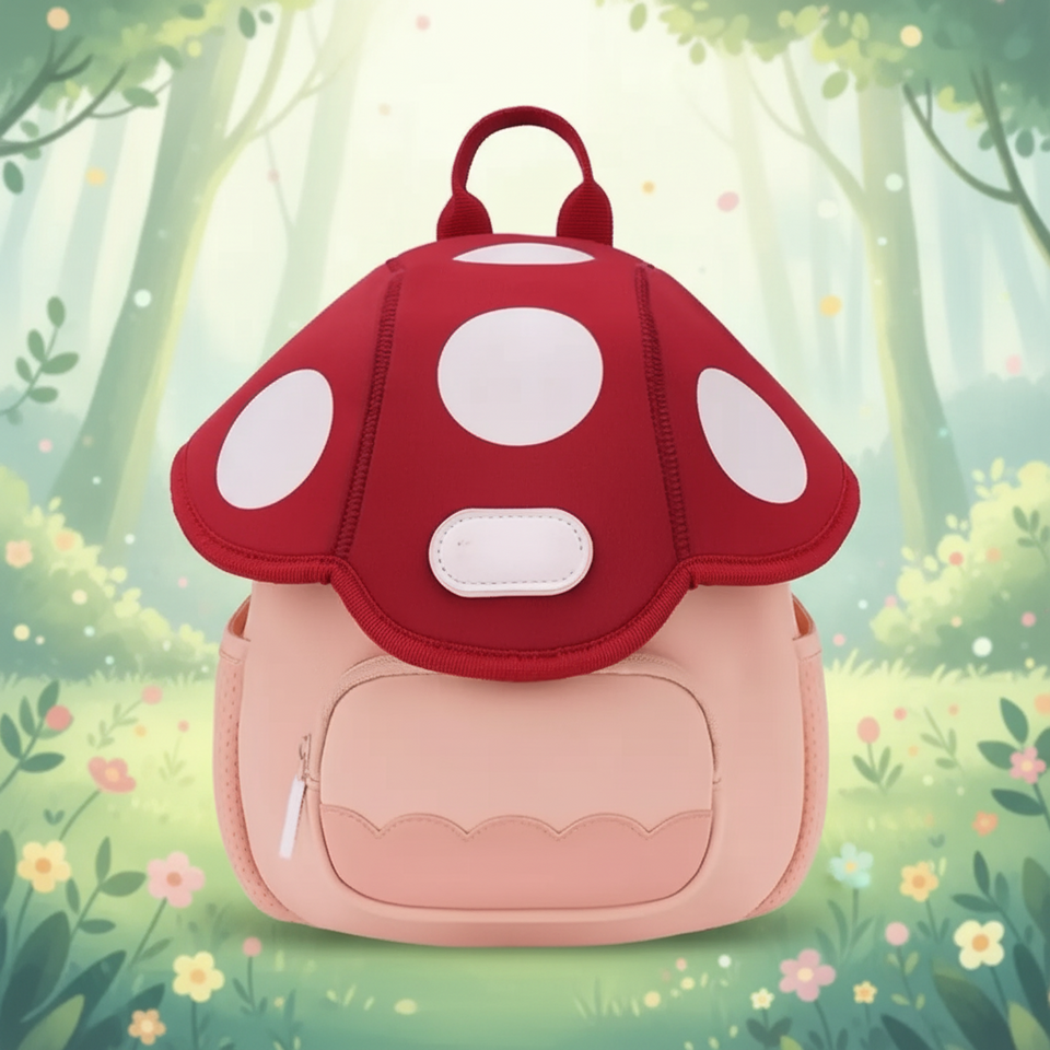 MushroomPack – Niedlich & praktisch – Kinderrucksack-Design