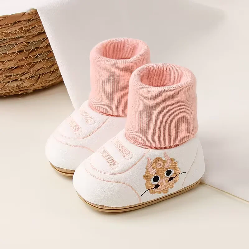 LittleCloud – Gemütlich & praktisch – Warme Babyschuhe mit hohem Schaft