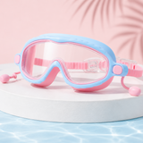 AquaVision – Verstellbarer Anti-Beschlag- und UV-Schutz – Schwimmbrille aus Silikon mit Ohrstöpseln