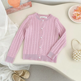 CozyBelle – Elegant & warm – Gestrickte Strickjacke mit Knöpfen