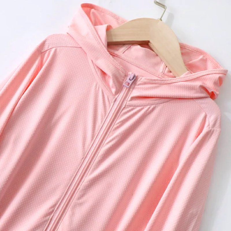 SunnyShield – Leicht & Schützend – UV-schützende Kinderjacke mit Kapuze