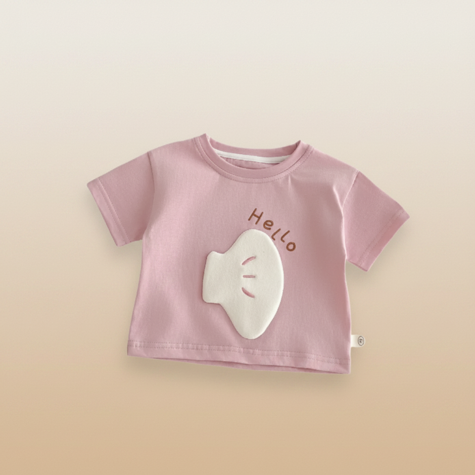 LittlePatch – Cartoon & Spaß  – Kinder-T-Shirt mit Cartoon-Aufnähern
