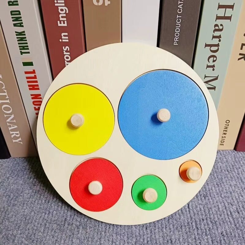 Woods™ -  Sjovt puslespil til småbørn - Geometrisk Montessori-puslespil