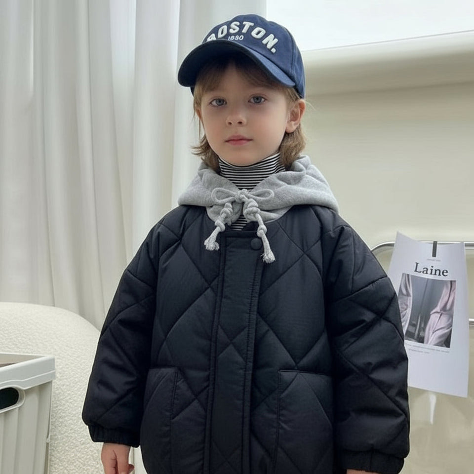 CozyShield – Warm & Cool – Gesteppte Kapuzenjacke