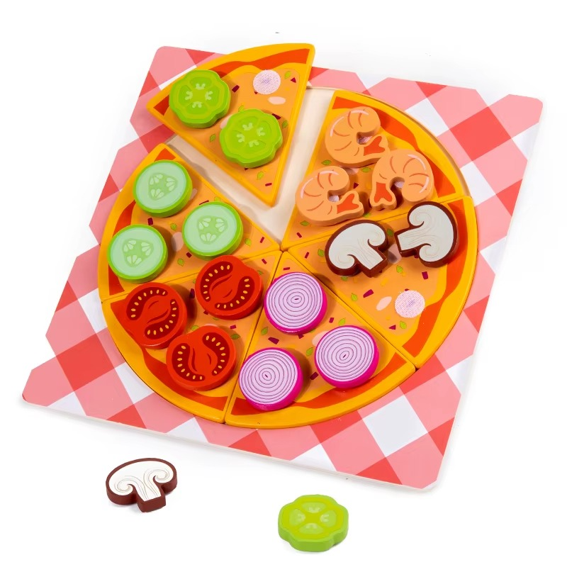 Woods™ - Fremme kreativitet og motoriske færdigheder - Pizza- og kagesæt til børn