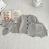 Mini Fashion™ - Sødt look - Strikket Tøjsæt
