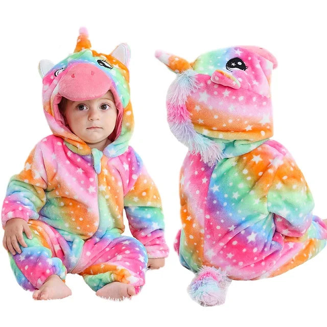 Mini Fashion - Nachhaltig & waschbar – Tier-Strampler (0–24 Monate)