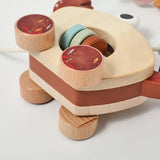 Crab Pull Toy™ – Spielen & Lernen – Hölzerne Krabbe