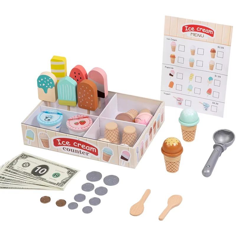 Ice Cream Playset™ - Kreativ og lærerig - legesæt med is