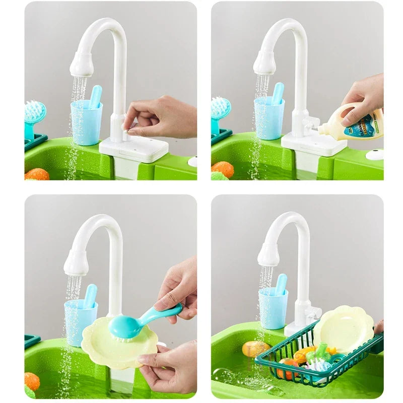 Children Kitchen – Sjov og læring i vand – 2-i-1 legevaske