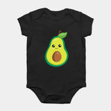 Mini Fashion™ - Match Med Familien - Avocado T-shirts Sort
