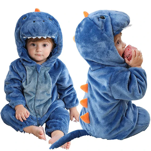 Mini Fashion - Nachhaltig & waschbar – Tier-Strampler (0–24 Monate)