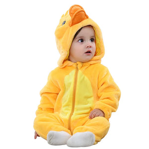Mini Fashion - Nachhaltig & waschbar – Tier-Strampler (0–24 Monate)
