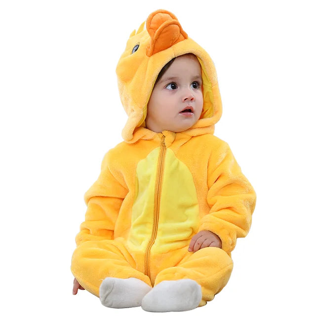 Mini Fashion - Nachhaltig & waschbar – Tier-Strampler (0–24 Monate)