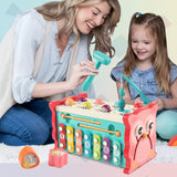 Montessori Hammering Toy – Motorik & læring – 8-i-1 legesæt