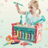 Montessori Hammering Toy – Motorik & læring – 8-i-1 legesæt