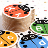 Wooden Letter Matching Game – Læring & leg – Alfabetpuslespil