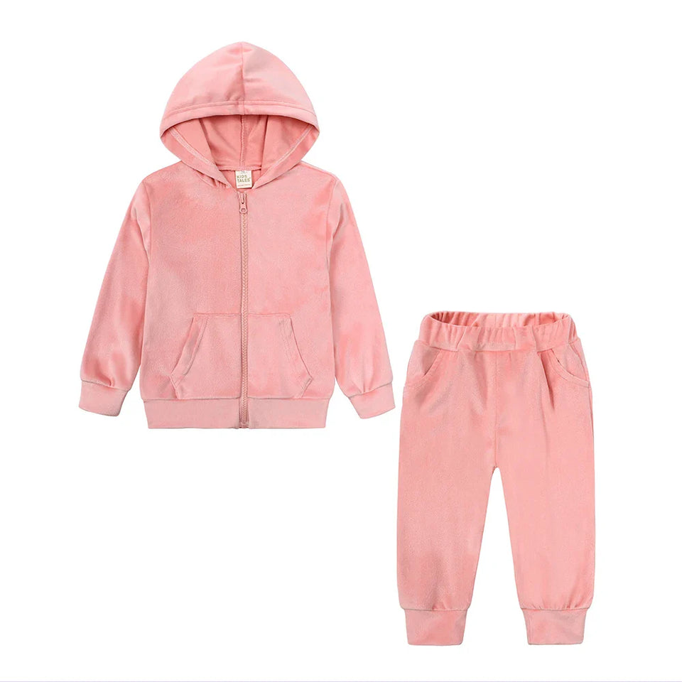 Kids Tales – Warm & Comfortabel – Velvet Trainingsanzug für Kinder