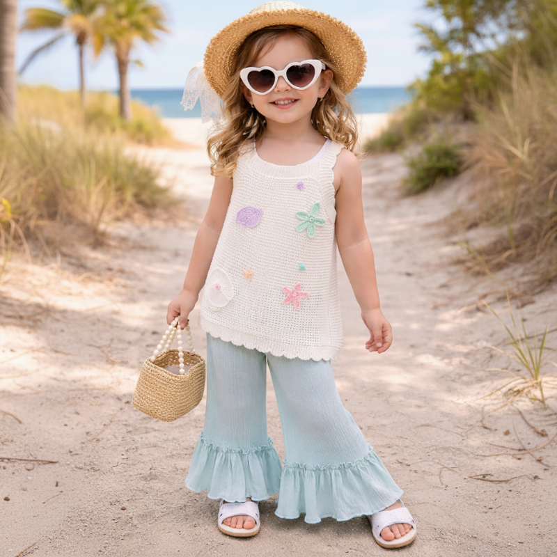 Girls Summer Outfit – Trendig und bequem – Sommer-Kinderbekleidungsset