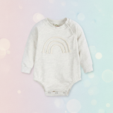 SnuggleHue – Weich & bequem – Regenbogen-Baby-Strampler
