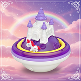 SpalshCastle – Magisch & interaktiv – Spielset „Schwimmendes Einhorn-Schloss“