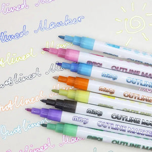 FluoroSketch Markers™ - Leuchtende Kreativität - Farbige Marker