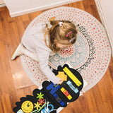 Toddler Busy Board™ - Sanseeventyr - Dino filtbog