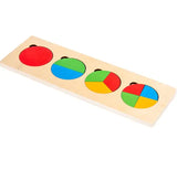 Woods™ - Puzzle-Spaß für Kleinkinder - Geometrisches Montessori-Formen-Puzzle