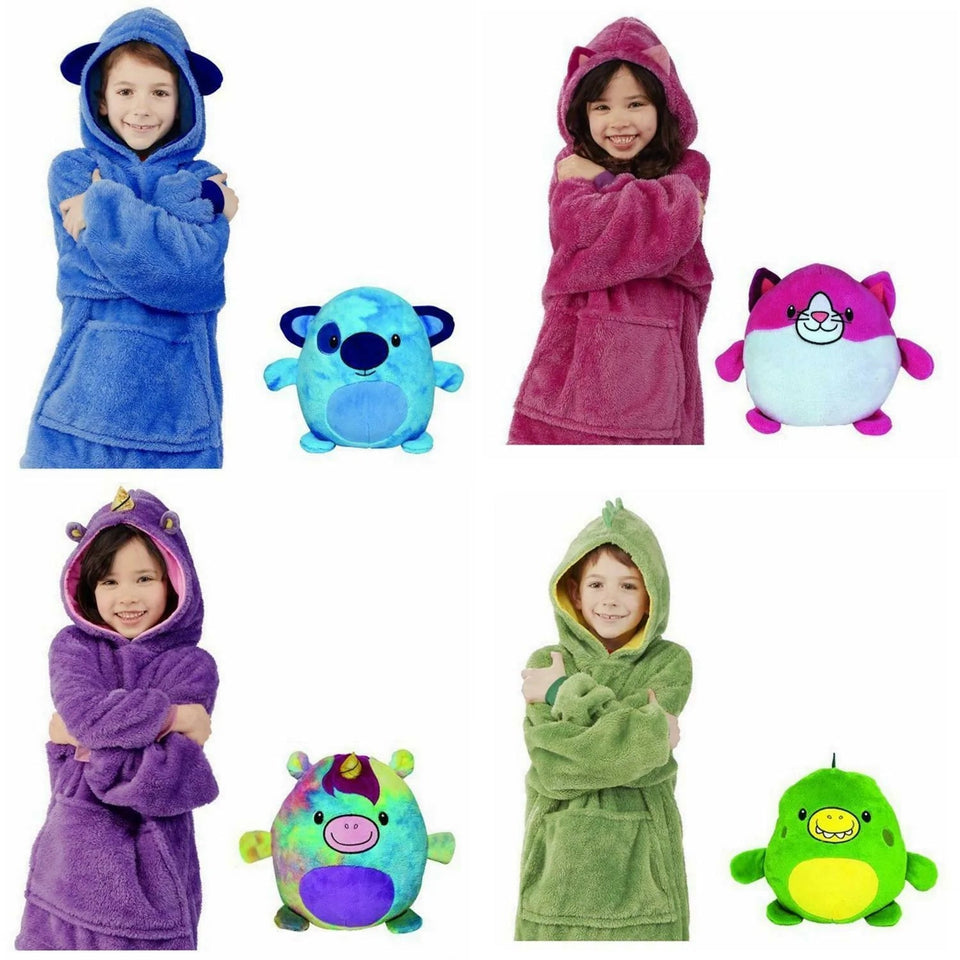 CuddleHoodie™ - Hættetrøje og kram i ét! - Varm og multifunktionel