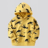 DinoStyle – Warm & atmungsaktiv – Hoodie mit Triceratops-Print