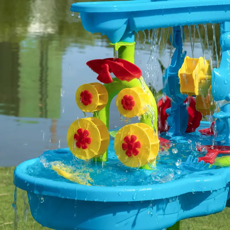 AquaPlay – Sommersjov og opdagelse – Legebord med 3 lag sand og vand