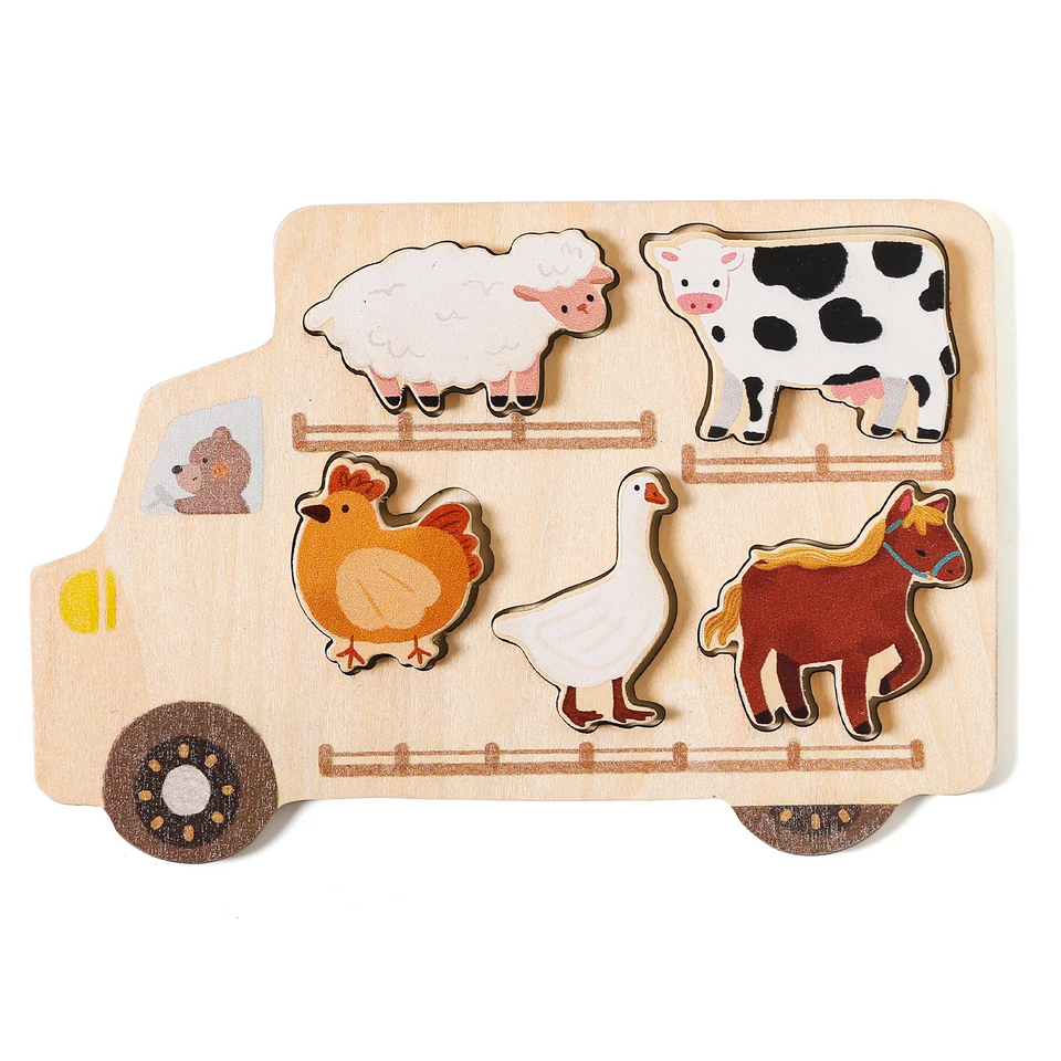 Woods™ – Rätsel-Abenteuer - Auto-Puzzle aus Holz