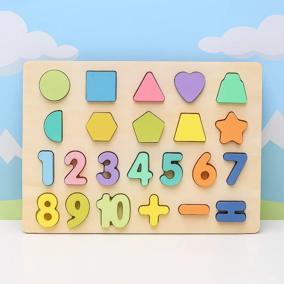 AlphaBlocks – Træ & Pædagogisk – 3D-bogstavpuslespil
