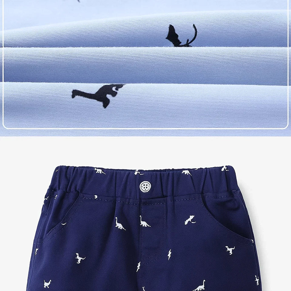 CoolKiddo – Frisk og behagelig – Shorts med dinosaur-design