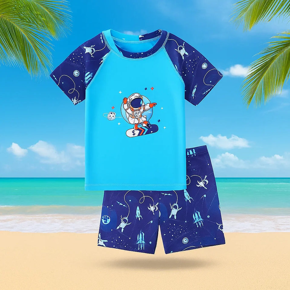 AquaFun – Atmungsaktiv & sicher – Kinder-Badeset mit UPF-Schutz