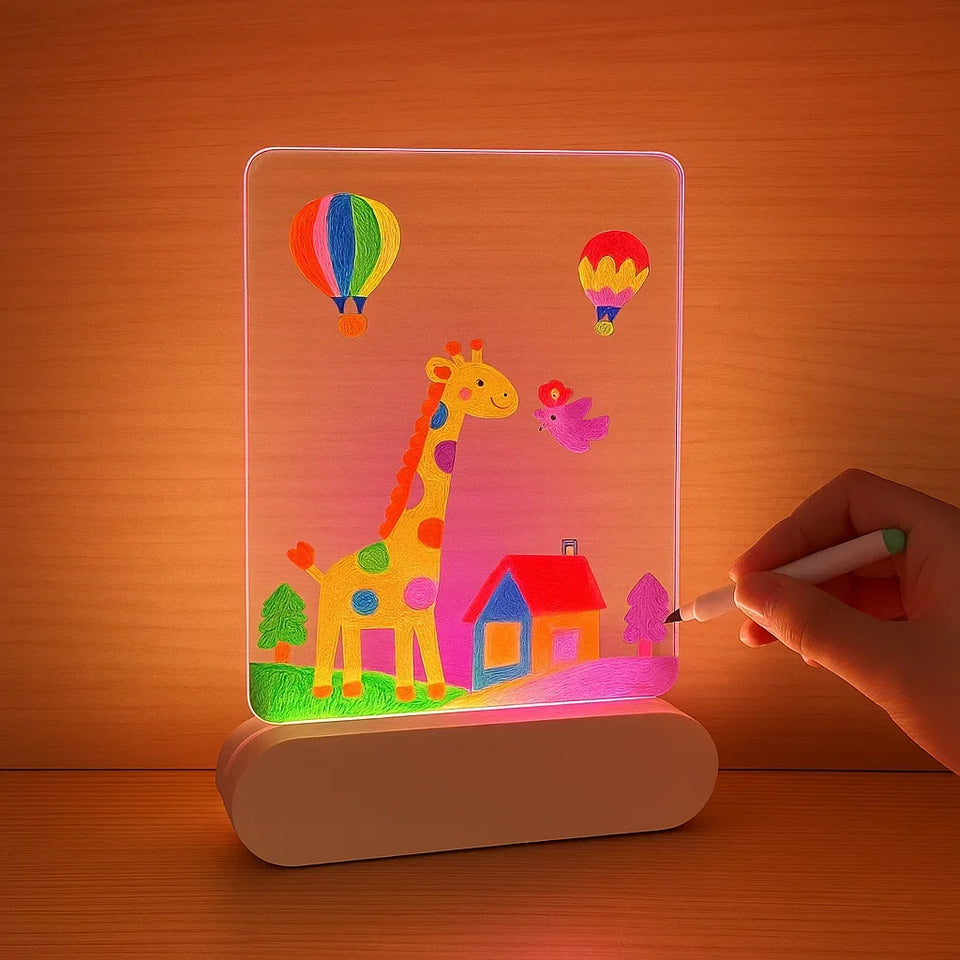 DrawingLight - Oplyste fantasier - Tegnebræt med LED