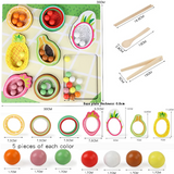 Toddler Clips™ - Frugt- og formmatchning - Sorteringsspil