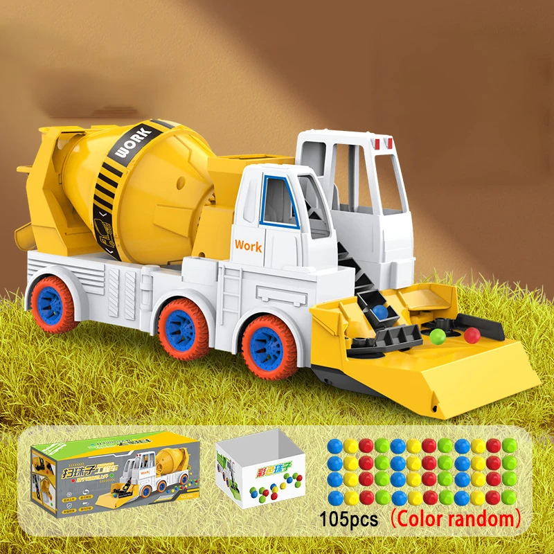 Power Mixer Truck™ – Dreh- und Bauspaß - Spielzeug-Baufahrzeug