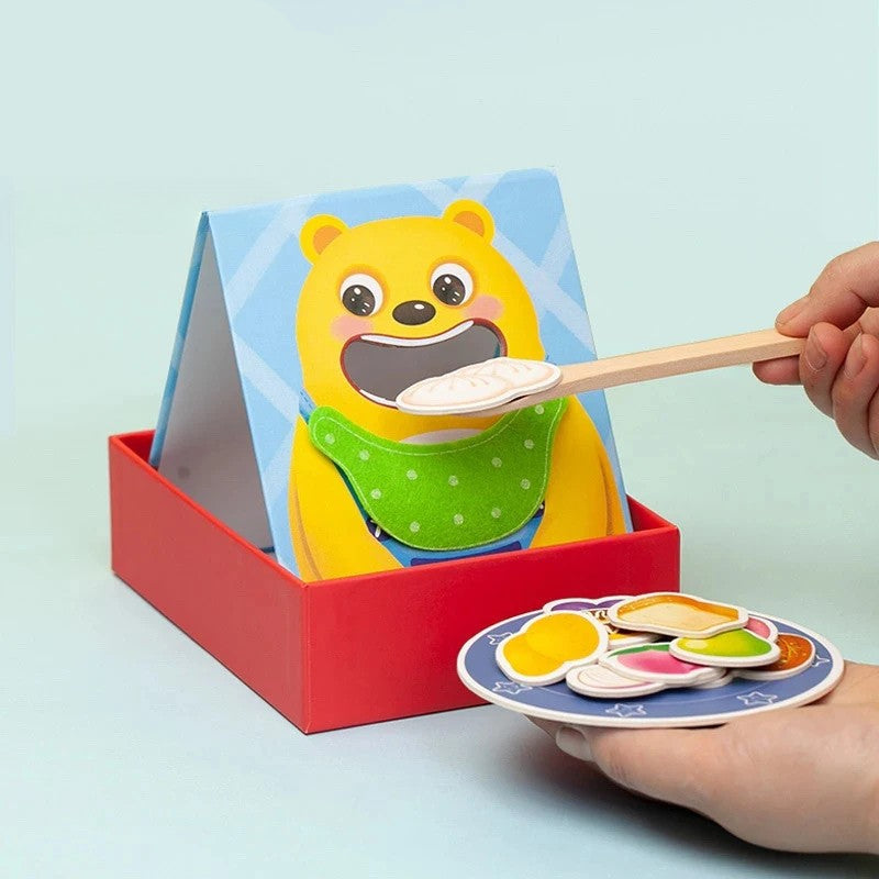 Educational Play House™ – Finmotorik og farvegenkendelse - Montessori madspil
